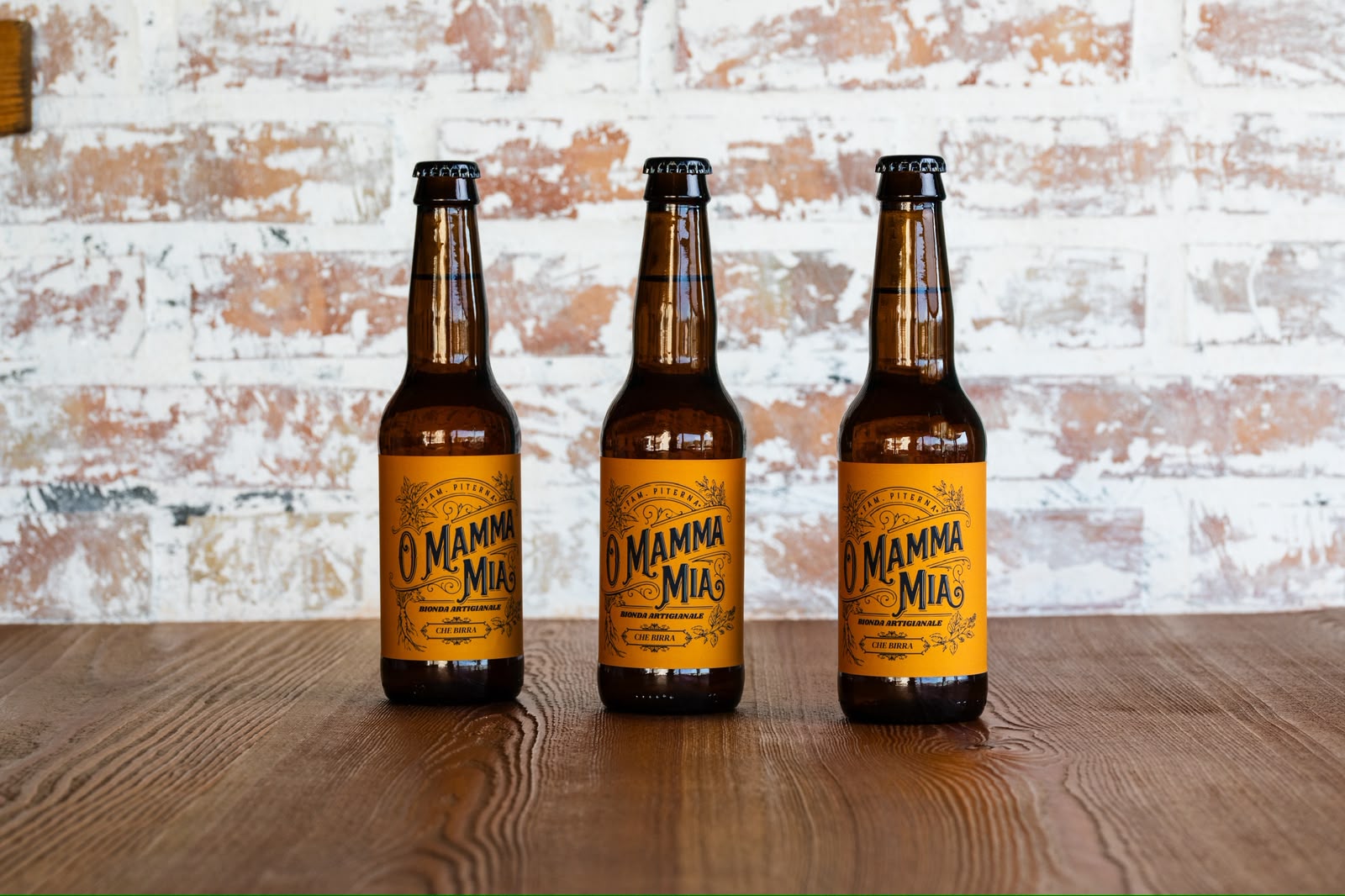 Le birre O Mamma Mia, Bionda Artigianale di Famiglia Piterna
