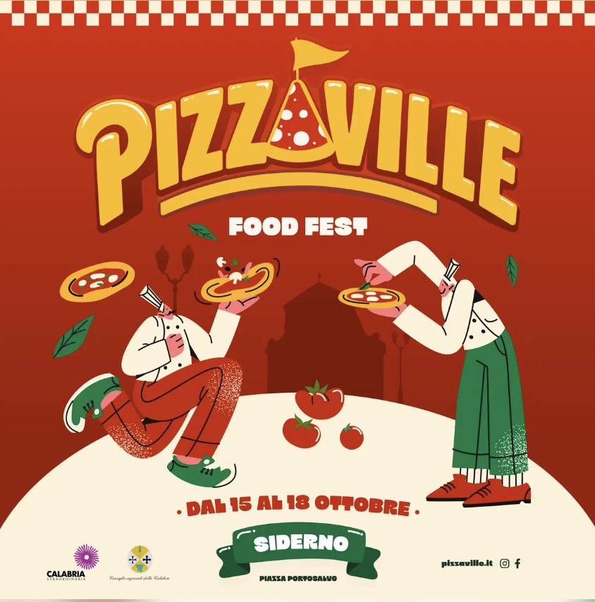 Pizzaville Siderno 15-18 ottobre 2026